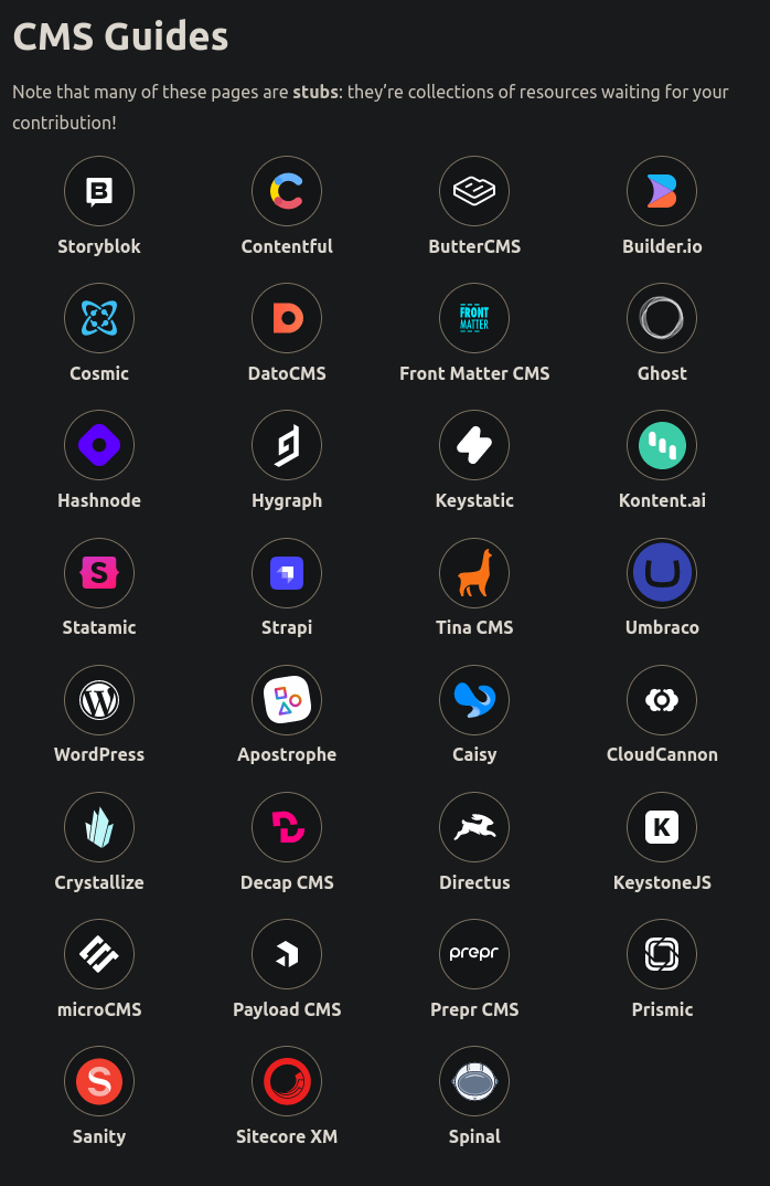 CMS Guide